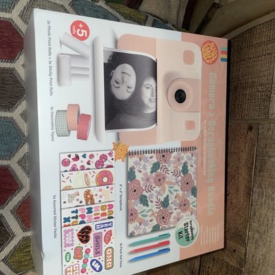MVMT Camera and Scrapbook Bundle Arts and Craft Memories Idea Fun New