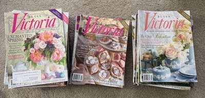 Lot of 63 Victoria Magazines Issues EUC March 2015 - June 2025, some missing