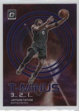 2022-23 Panini Donruss Optic T-Minus 3 2 1 Purple Prizm Jayson Tatum #4 4e5