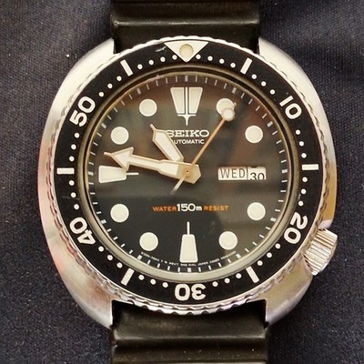 Seiko 6309-7049 Automatic Diver Watch August 1984 Original Hong Kong Dial Runs