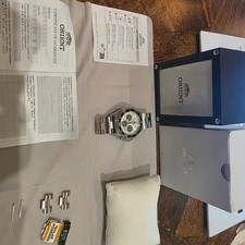 Orient Watch RN-TX0203S Panda Solar Quartz Men's Watch Official