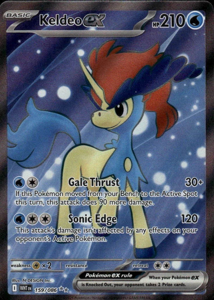 Keldeo Pokémon TCG Ultra Rare Individual Collectible Card Game Cards for  sale