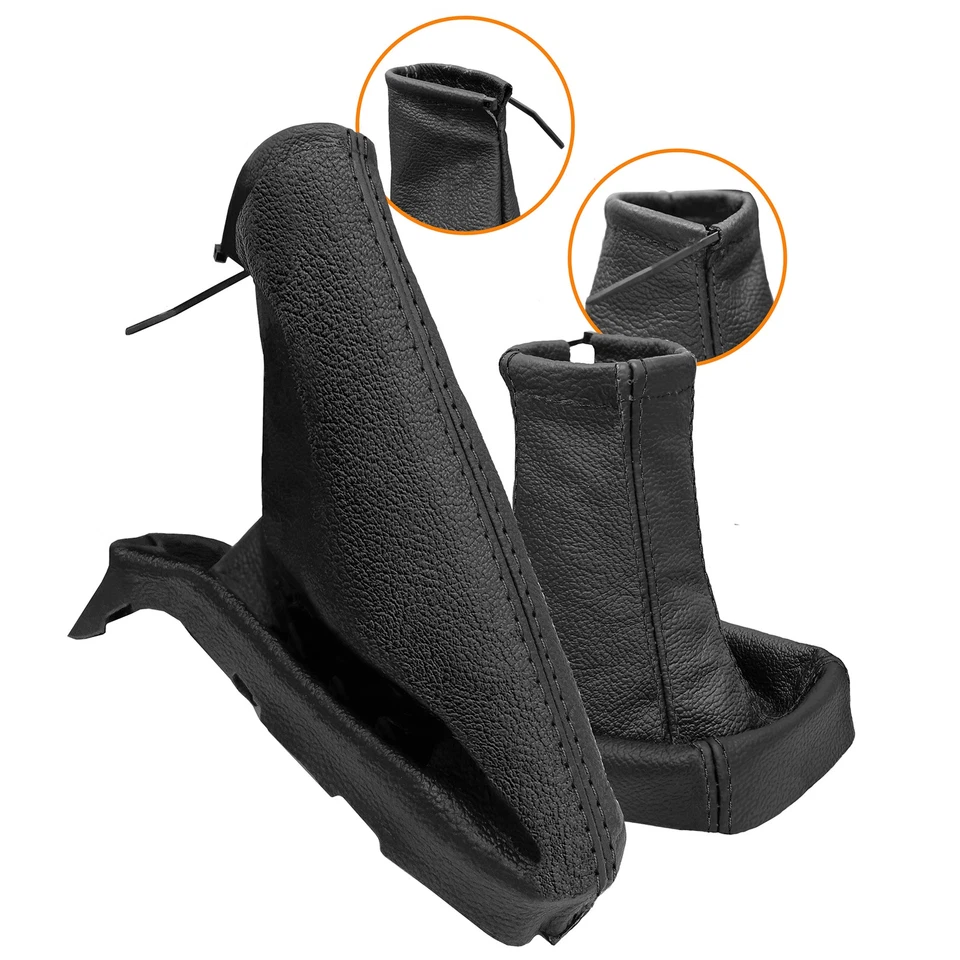 Borsa cambio + cuffia freno a mano adatta per Opel Astra G nera  - Immagine 4 di 4
