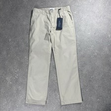 Spoke Trousers Mens W30 L28 Beige Heroes Build B Chino Stretch Zip Fly Smart Nwt