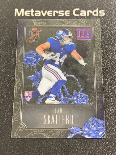 2025 Topps Signature Cam Skattebo Base (RAW)
