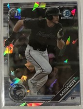 Kameron Misner 2019 Bowman Chrome Draft Sapphire #BDC-196 1st Bowman Tampa Bay