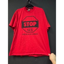 Vintage 1990s Stop Six Tee Size XL