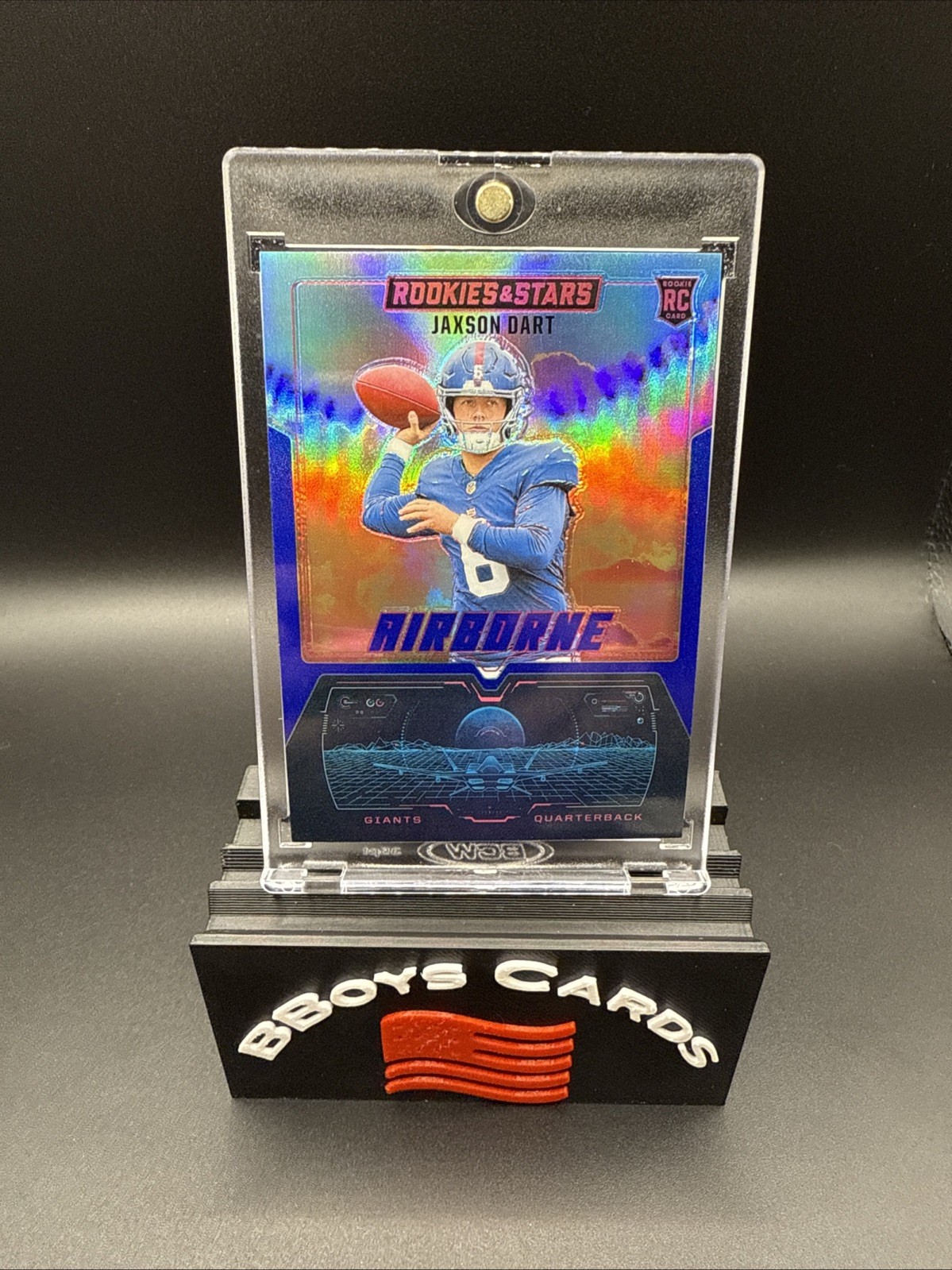 2025 Panini Rookies & Stars JAXSON DART (RC) Airborne Blue /50 🔥 Giants