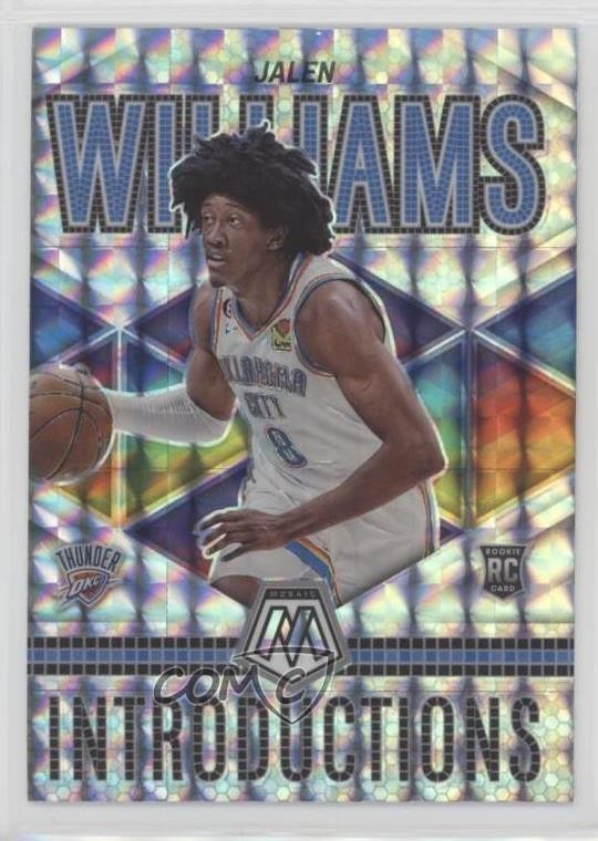 2022-23 Panini Mosaic Introductions Prizm Jalen Williams #4 Rookie RC 1mz7