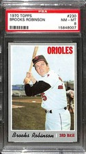 1970 TOPPS #230 BROOKS ROBINSON PSA 8 NM-MT 15848007 
