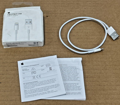Apple Lightning to USB Cable 0.5 meter ME291AM/A   ️  ️ NEW! OPEN BOX!