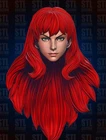 Mary Jane B Marvel Comic 1:12 scale custom unpainted Head 6" Action Figure