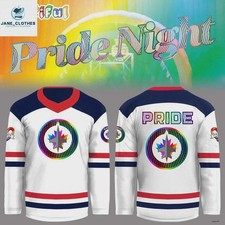 Personalized Winnipeg Jets Pride Night Limited Edition 2025 Hockey Shirt 