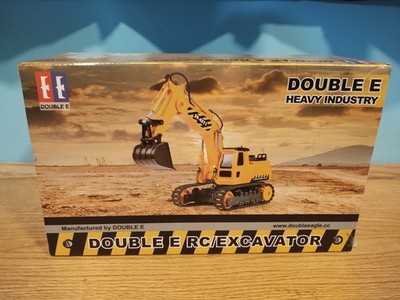 Double E Yellow Black Heavy Industry Metal Remote Control Excavator E571-003