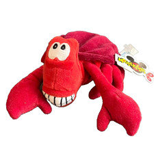 Vintage Disney Parks Sebastian Plush Mouseketoys Little Mermaid Bean Bag 6" NWT