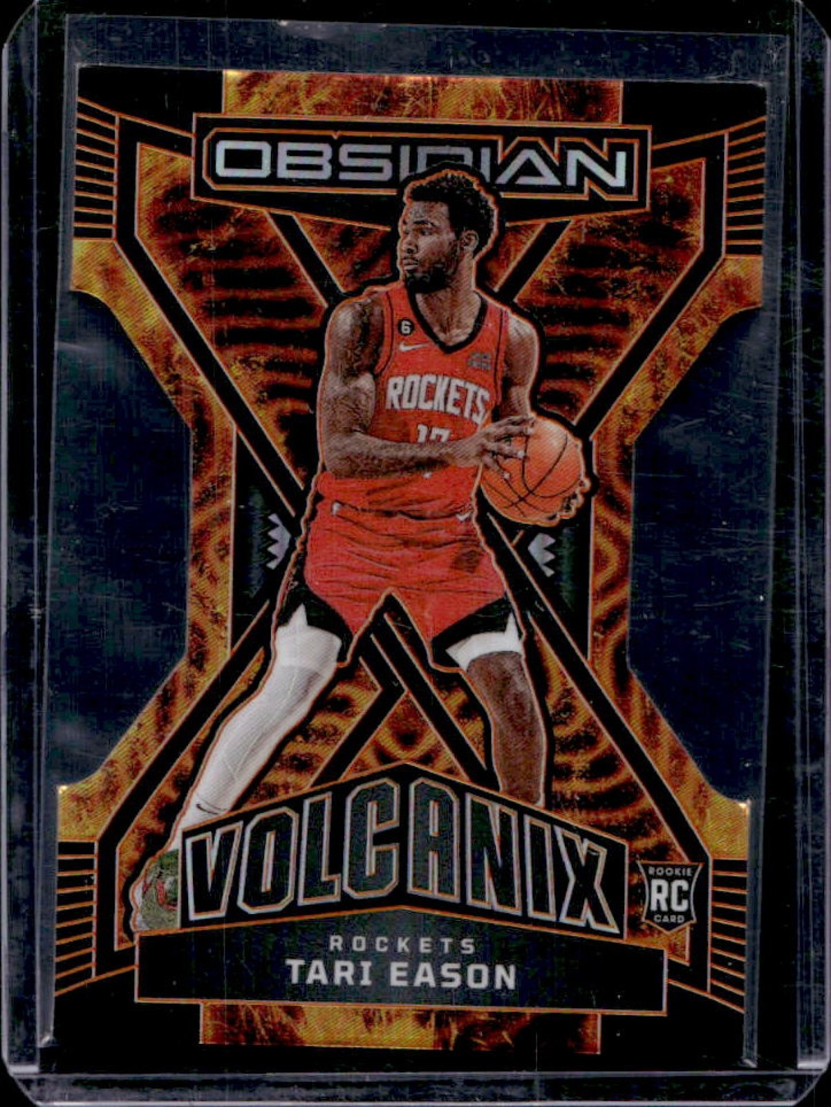 2022-23 Obsidian Tari Eason Volcanix RC Rookie #32 Rockets