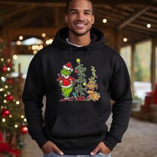 Funny Christmas Grinch Hoodie Dog Max Grinch Gifts Christmas Party Hoodies