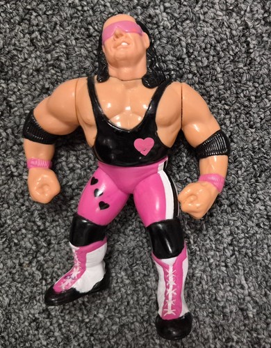 WWF Hasbro Bret Hart Hitman Action Figure 1992 Ser...