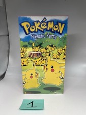Pokemon Pikachu Party VHS, 1997, 1998 New Factory SEALED Pioneer