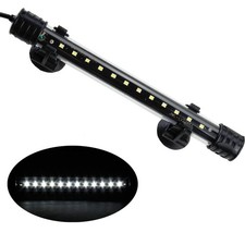 Aquarium LED Submersible Light 7.5 Inch Underwater Fish Tank Light White