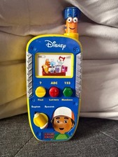 Disney V Tech Handy Manny Manny's Learning Phone Spanish English HTF RARE WORKS 