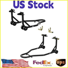 450LBs Motorcycle Stand,Heavy Duty Motorcycle Stand Lift Front & Rear,Dirt Bike