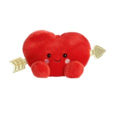 Aurora Adorable Palm Pals Romeo Cupid Heart Stuffed Animal - Fun Seasonal Red