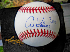 AL KALINE AUTOGRAPHED MAJOR LEAGUE BASEBALL 