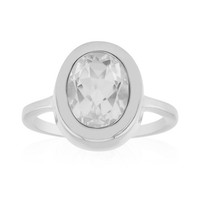 Cavill WeißEr Topas Ring 2,77Ct Silber 925 Oval Damen Echtschmuck