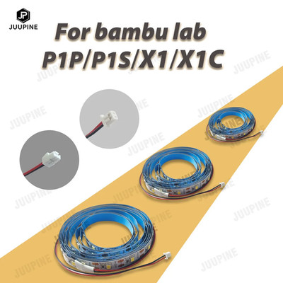 For Bambu Lab X1C X1 P1P P1S LED Lights Strip 5V 150cm IP44 Lamps 3D Printer Kit