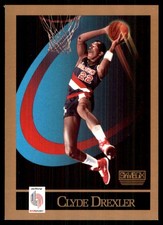 Clyde Drexler 1990-91 SkyBox #233 Trail Blazers NBA READ FREE SHIP AutographDen