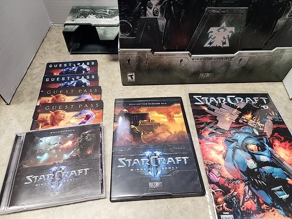 Blizzard StarCraft II 2 Wings Of Liberty Collector's Edition PC Open Box No Game - Image 4 of 4