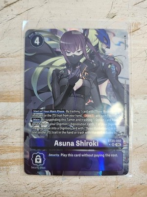 Asuna Shiroki (Alternate Art) BT25-092 Super Rare - Digimon Dual Revolution