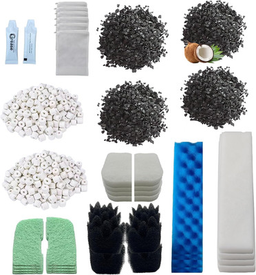 42 Pack Filter Media Kit for Fluval 406/407 Canister Filters - 2 Full Replacemen