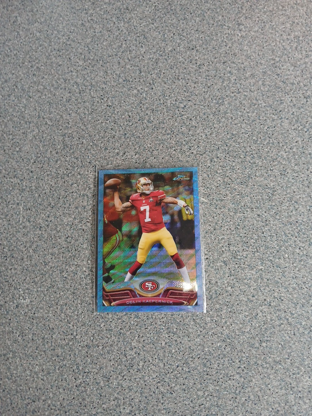 colin kaepernick 2013 Topps Chrome Blue Wave Refractor #220