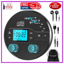 Sunoony Portable CD Player with Bluetooth Speaker and FM Transmitter for Car