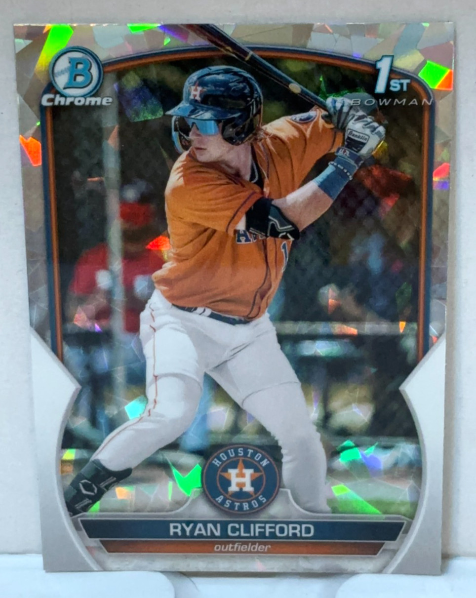 2023 Bowman Chrome Atomic Refractor Ryan Clifford Houston Astros BCP-10