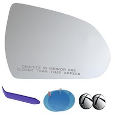 Passenger Side Mirror Glass Compatible with Hyundai Elantra, Passenger - Heated