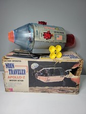 1969 NOMURA TM MOON TRAVELER APOLLO Z SPACE SHIP with box for repair