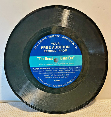 Vaughn Monroe Flexi Disc ''Great Band Era'', Readers Digest, R/TBA)