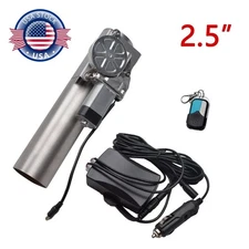 2.5" Exhaust Electric Cutoff Valve Stainless I Pipe Straight w/ Remote Control