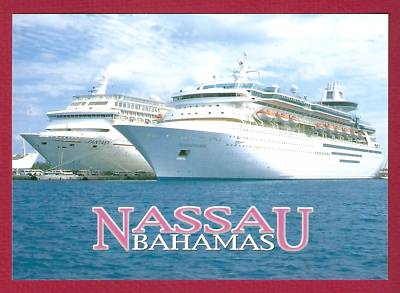 ms Sovereign of the Seas..RCI..cruise ship.. pc..Nassau, Bahs the 1st mega ship