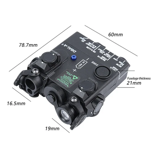WADSN Hunting Metal DBAL-A2 Light Laser Aiming Green IR PEQ Torch Strobe Light - Picture 6 of 7