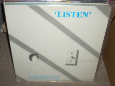 VARIOUS listen / a faze compilation of montreal music ( rock ) canada