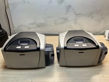 Fargo DTC400e Color ID Card Printer No Power Supply For Parts/lot Of 2/JUA1693