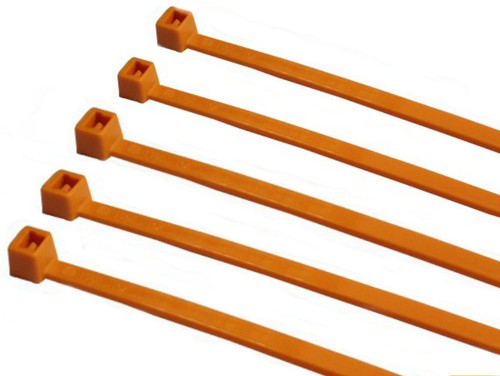 Cable Zip Ties Wraps Virgin Nylon 430mm x 9.0mm TR15 Orange 500pcs SelfLocking Cable Zip Ties Wraps Virgin Nylon 430mm x 9.0mm TR15 Orange 500pcs SelfLocking