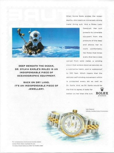 2000 Rolex Datejust Sylvia Earle Metal 