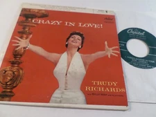 TRUDY RICHARD "CRAZY IN LOVE" VOCAL JAZZ 50'S EP  CAPITOL EAP 1-838