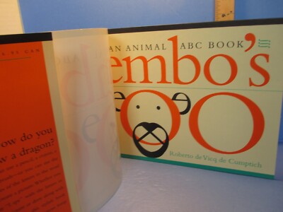 ABC book BEMBO'S ZOO by ROBERTO DE VICQ DE CUMPTICH 2000 Holt hc