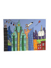 James Stonikas Original Acrylic Painting on Canvas Titled "City in The Summer"